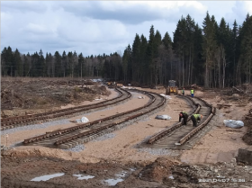 Строительство железнодорожного пути необщего пользования ООО «Балтийский вагоноремонтный завод «Новотранс»